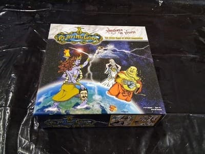 PLAYING GODS BOARD GAME OF DIVINE DOMINATION BALLS OUT ENTERTAINMENT 2006 USED