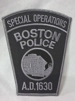 Rare Vintage BOSTON POLICE-SPECIAL OPERATIONS Patch. Obsolete ๐