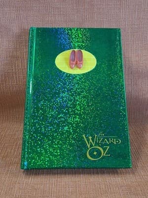 โจ๏ธ1999 Wizard of Oz Emerald Green Journal (Rare!) 60th Ann. Warner Bros Studio!!
