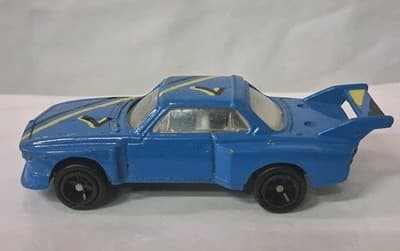 Rare Unbranded BMW 3.0 CSL Blue Made in Hong Kong Die-cast Scale Model ๐ฉ๐ช