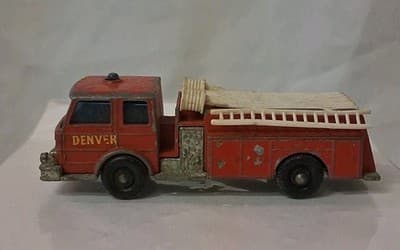 Vintage 1960s Lesney Matchbox No. 29 Denver Fire Pumper Truck Made in England 🚒