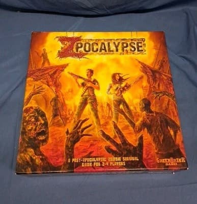 Zpocalypse Board Game Complete 2013 Zombie Survival Game Greenbreier