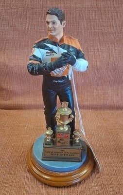 2002 Tony Stewart NASCAR Trophy Figure Character Collectibles Limited Edition #d