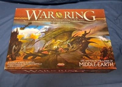 Fantasy Flight Games Ares Games War of The Ring 2nd Edition, Opened Box Unused