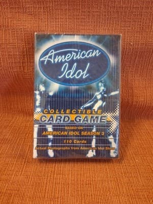 American Idol Collectible Card Game Deck Season 3 2004 Fleer