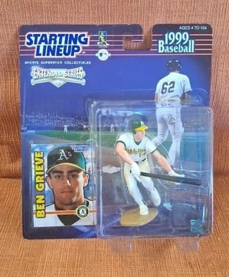 VINTAGE 1999 HASBRO STARTING LINEUP BEN GRIEVE