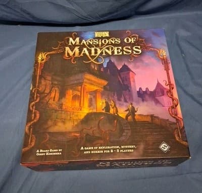 Mansions of Madness Board Game 1st Edition, New SEALED CONTENTS - Arkham Horror
