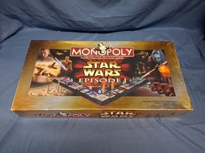 Monopoly Star Wars Episode I 3D Collector Edition - 1999 Parker Brothers - Exc