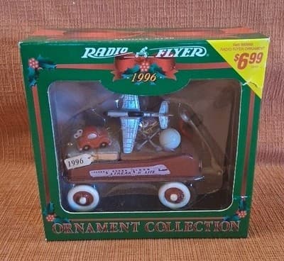 1996 Radio Flyer Collector Model # 120 Christmas Ornament
