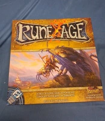 Rune Age Runebound Deckbuilding Fantasy Flight Board Game