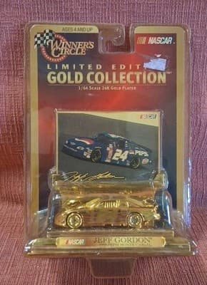 Winner's Circle Limited Edition Gold Collection #24 Jeff Gordon 1/64 24K Plated
