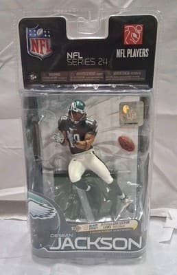 2010 Mcfarlane NFL Series24 Eagles Desean Jackson Black Jersey 2528/3000 Variant