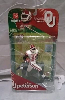 McFarlane College Football Adrian Peterson Oklahoma Sooners CHASE VARIANT Figure