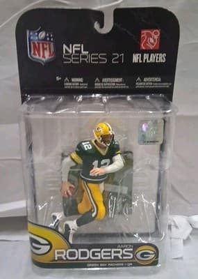 Aaron Rodgers Green Bay Packers McFarlane 2009 NFL Series 21 Action Figure (U22)