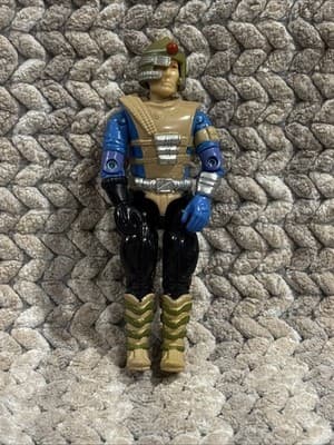 Vintage 1987 GI JOE ARAH KNOCKDOWN Figure v1 w/ HELMET
