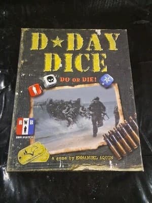 Valley Dicegame D-Day Dice (1st Ed) Box SW (VG+/New)