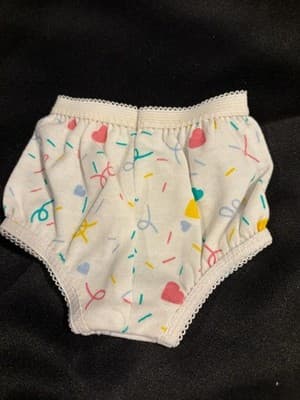 18" Girl Doll Underwear Panties Multicolor