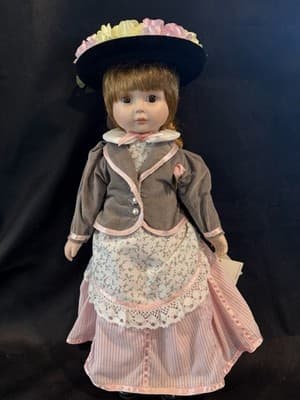 NIB Gorham Fondest Memories Musical Porcelain 16" Doll "Eliza Doolittle" VT 813