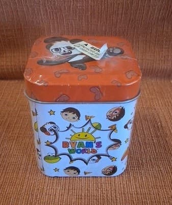 Ryan's World Mystery Tins New With Charm Magnet Card Sticker Poster New
