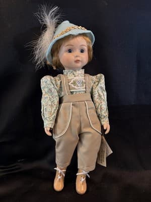 1989 Vintage Gorham Collection Porcelain Doll Fondest Memories Hansel