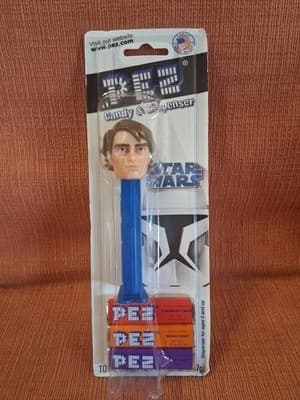 Star Wars The Clone Wars Series Anakin Skywalker PEZ Dispenser NEW