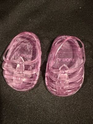 American Girl Doll 18" Pleasant Company 1998 Birthday Outfit Jelly Sandals Shoes