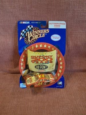 Winners Circle Du Pont 200 Years Autograph Hood Jeff Gordon #24