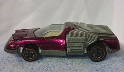 Hot Wheels Redline Noodle Head 1970 Vtg Magenta with White Interior 🔥✨️