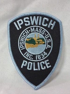 Ipswich Police (Massachusetts) 2nd Issue Shoulder Patch OBSOLETE