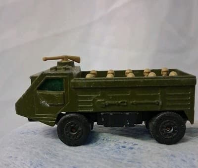 Vintage Matchbox No 54 Army Personnel Carrier Lesney England 1976