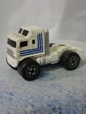 Micro Machines Vintage Road Champs Goodyear Semi Truck ONLY Blue White 1989