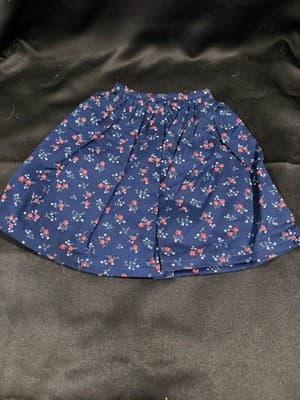 Blue With Flowers Outfit For 18" American Girl Dolls