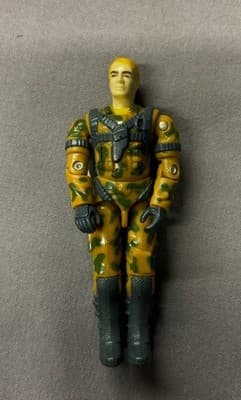 1990 GI Joe VINTAGE Paratrooper ~ FREEFALL V1 Figurine Action Figure
