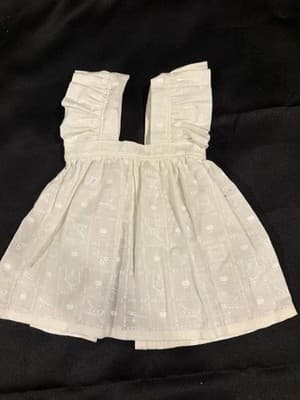 Cute White Dress For 18" American Girl Dolls