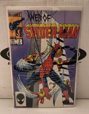 Web of Spider-Man #2 (Marvel Comics, 1985) Direct Variant Cover VF+/NM