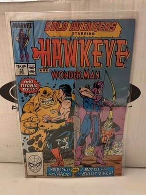 Solo Avengers: Hawkeye And Wonder Man #13 Marvel Comics 1988 Copper Age