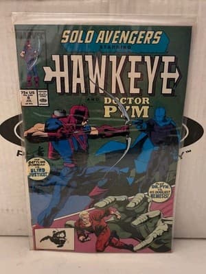 Solo Avengers Hawkeye and Doctor Pym #8 Marvel Comics 1988