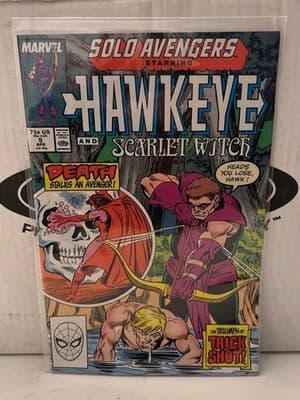 Solo Avengers Hawkeye and Scarlet Witch #5 Marvel Comics 1988