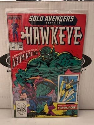 Solo Avengers: Hawkeye And Wonder Man #13 Marvel Comics 1988 Copper Age