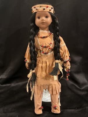 House Of Lloyd Native American Indian Maiden Porcelain Doll