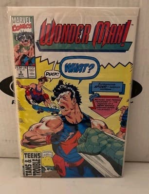 Wonder Man #3 1991 Marvel Comics 1st appearance Spider Jeff Johnson Cover