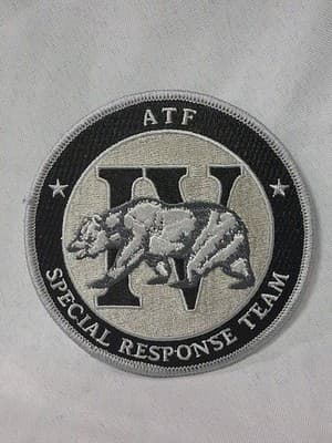 ATF IV Patch Embroidered Special Response Team Discontinued OBSOLETE