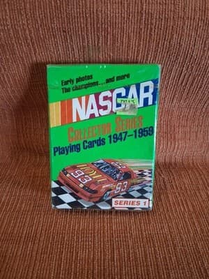 NASCAR COLLECTOR SERIES PLAYING CARDS 1947-1959 NEW