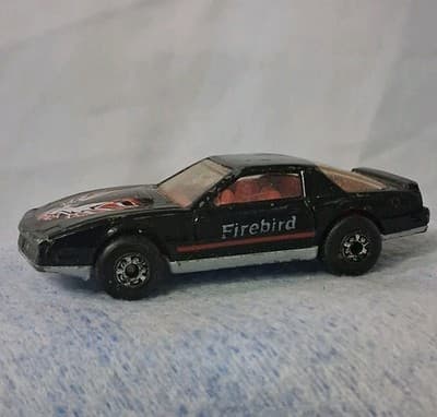 Vtg DIE CAST MODEL MATCHBOX PONTIAC FIREBIRD SE 1982 BLACK