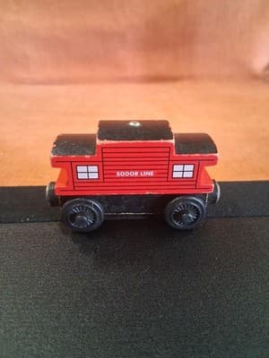 Thomas & Friends Wooden Train Engine Sodor Line Caboose