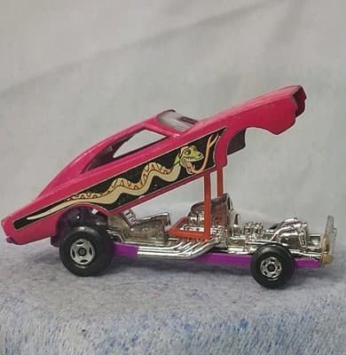 Vtg Matchbox Superfast Lesney #70 Dodge Charger Dragster Rare PURPLE BASE 🔥