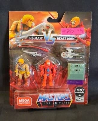 G711 Mega Construx He-Man vs Beast Man MOTU BLOKS MASTERS OF THE UNIVERSE