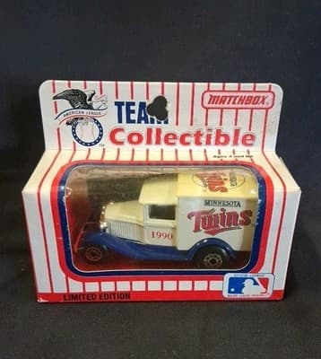 1990 Minnesota Twins Baseball Matchbox Truck Model A New In Box