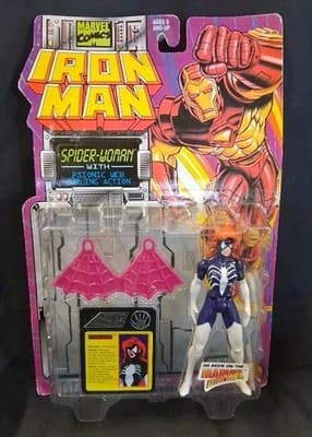 Toy Biz Spider Woman MOC Iron Man 1994
