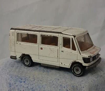SIKU MERCEDES 208 Budweiser Beer Van MADE IN WEST GERMANY Diecast Toy As Is